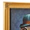 American Art Decor Old Wise Owl Ornate Framed Bar Wall Decor - 16.75" x 13.75" x 1"